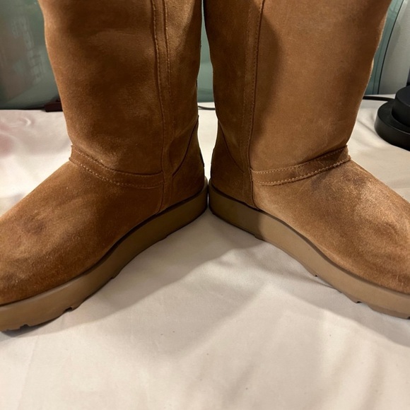 UGG Boots Women 9 Vibram Brown Suede Arctic Grip Waterproof - Picture 6 of 12